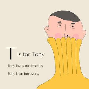T is for Tony - Personalised Art Print