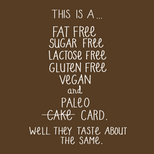 Load image into Gallery viewer, Fat Free, Gluten Free Card
