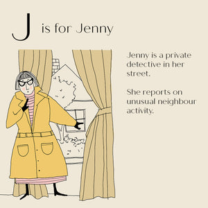 J is for Jenny - Personalised Art Print