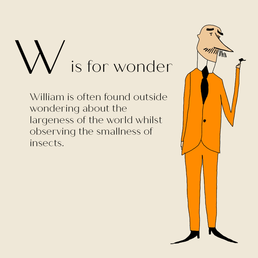 W is for Wonder - High Quality Art Print